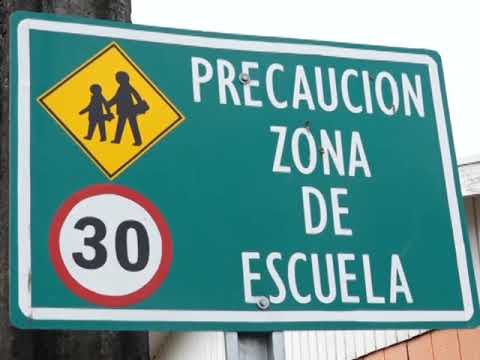 Mejoran señalética vial por inicio de clases