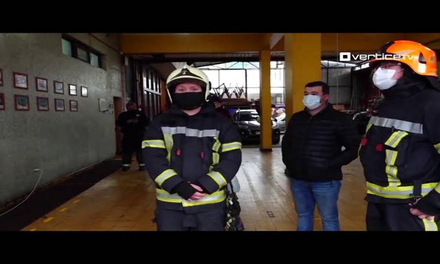 Realizan test PCR para guardieros del Cuerpo de Bomberos de Puerto Montt