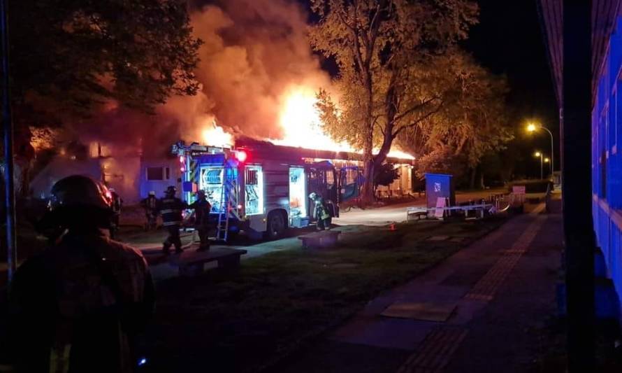 Incendio afectó dependencias de la Universidad Austral de Chile