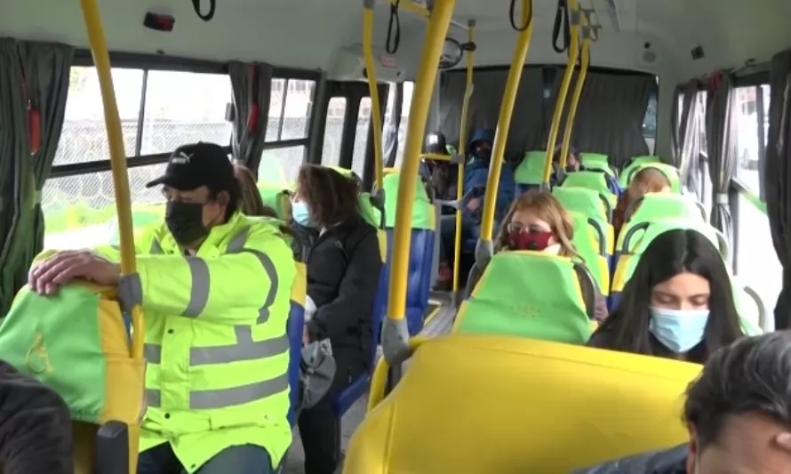 En apoyo a camioneros: el viernes no hubo microbuses en Puerto Montt