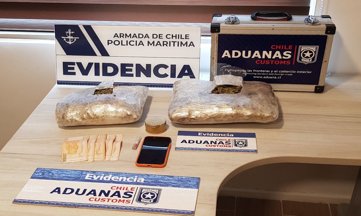 Otro golpe al narcotráfico en Chaitén: Aduana incauta casi 2 kilos de marihuana

 