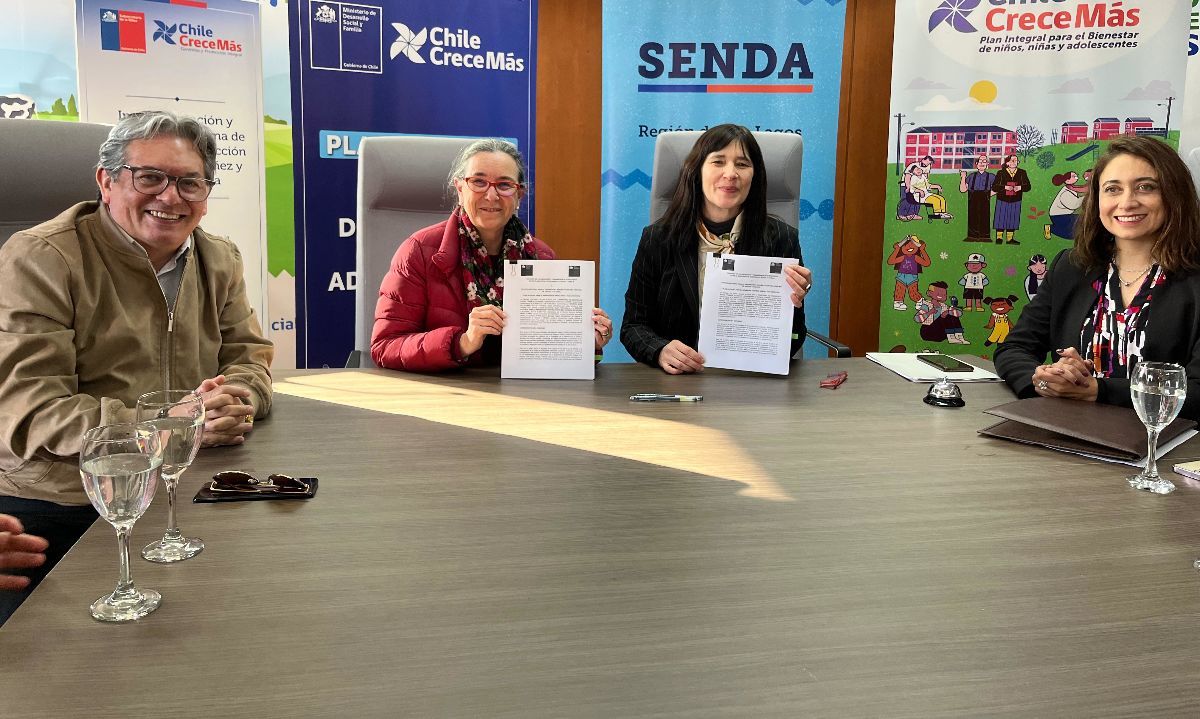 SENDA y Subsecretaría de la Niñez presentan en Los Lagos programa de prevención en barrios: más de 1.500 niños, niñas y adolescentes serán beneficiado