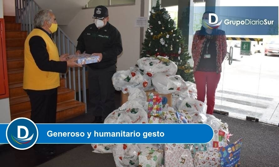 Donan regalos para hijos de internas de Puerto Montt y Osorno  